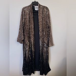 Anthropologie Dulcinea Sequined Duster Jacket x BB Dakota Size XL - NEVER WORN